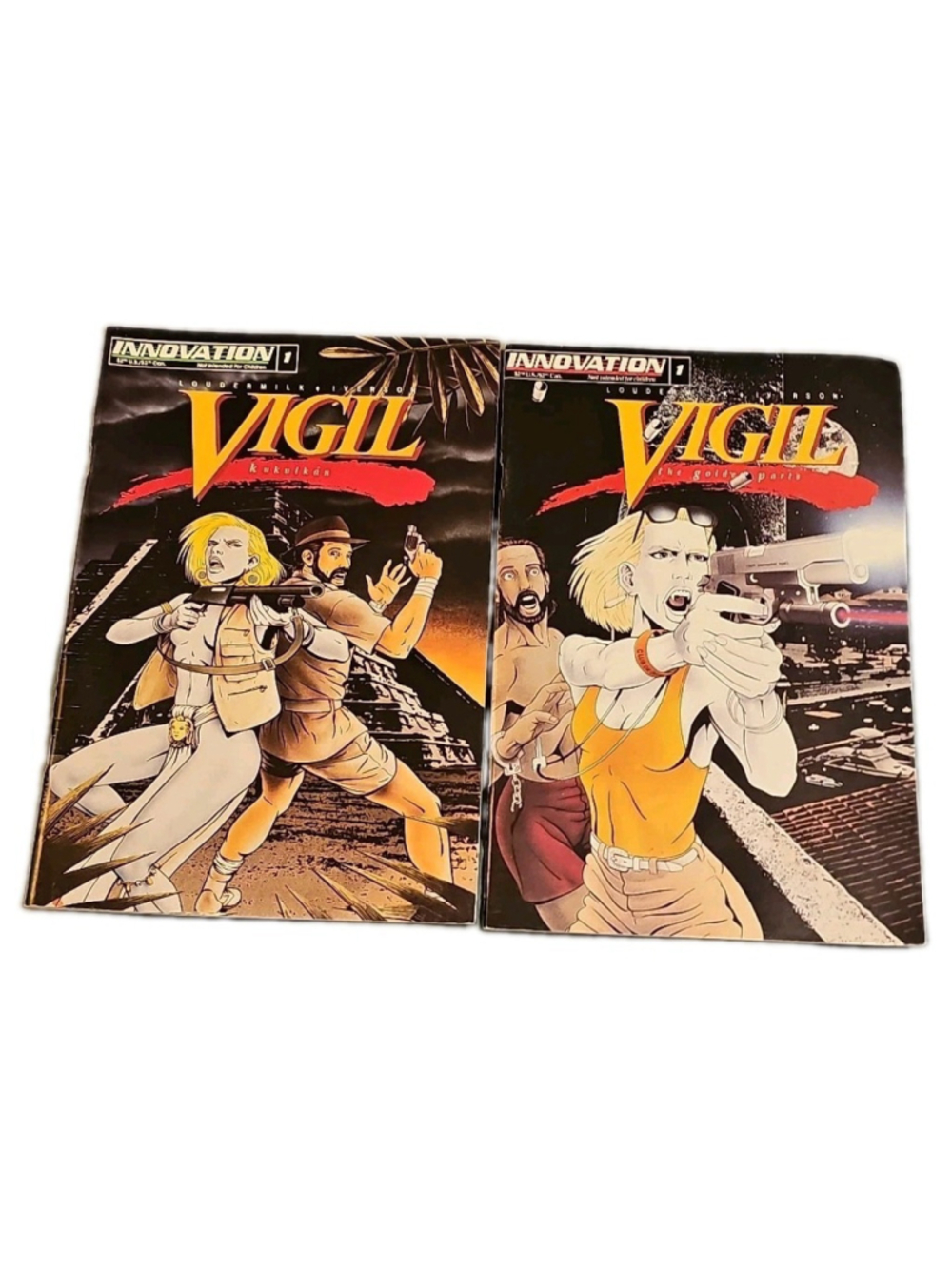Vigil: The Golden Parts Vol 2 No 1 1992 & Kukulkan Vol 1 No 1 July 1993